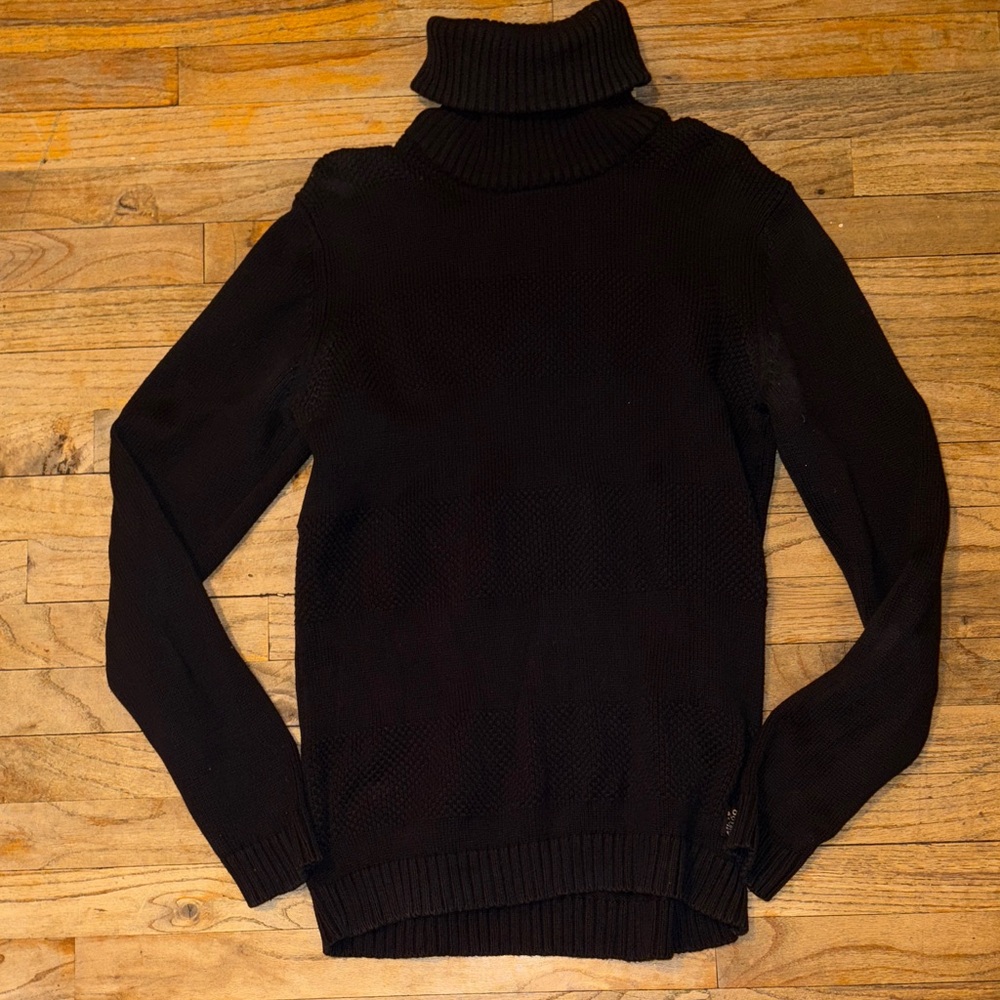 ASOS X  Jack & Jones Black Turtleneck Sweater